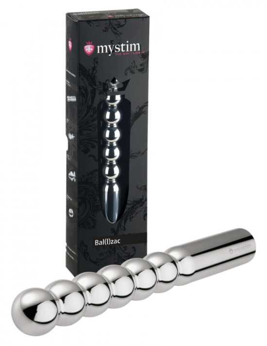 mystim Bal(l)zac - spherical electric dildo