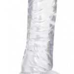 You2Toys Crystal Clear Dong with Suction base - gelové realistické dildo