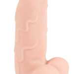 Nature Skin small bendable dildo - realistické dildo s přísavkou - tělová barva (malé)