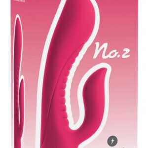 Ultimate Rabbits No.2 - rechargeable G-spot vibrator with wand (pink)
