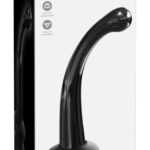 Icicles No. 87 - G+P-point glass dildo (black)