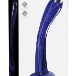 Icicles No. 89 - G+P-point glass dildo (blue)