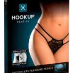 HOOKUP Plug - lace bottom anal with dildo (black)XL-XXL
