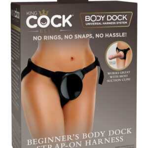 King Cock Elite Beginner's Body Dock - Attachable Bottom (black)