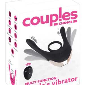 Couples Choice - 3-motor battery-powered couples vibrator (black)