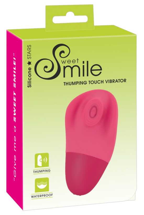 SMILE Thumping Touch - rechargeable pulsating clitoral vibrator (pink)