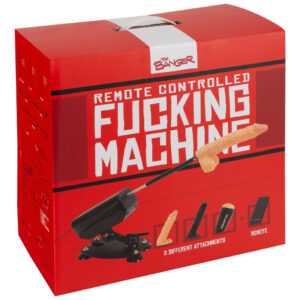 The Banger RC Fucking Machine - sex machine with 2 dildos and fake pussy (black-natural)
