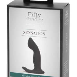 Padesát odstínů šedé - Nabíjecí vibrátor pro masáž prostaty Sensation (černý)