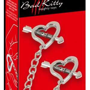 Bad Kitty - Cupid's arrows bud jewelry set (silver)