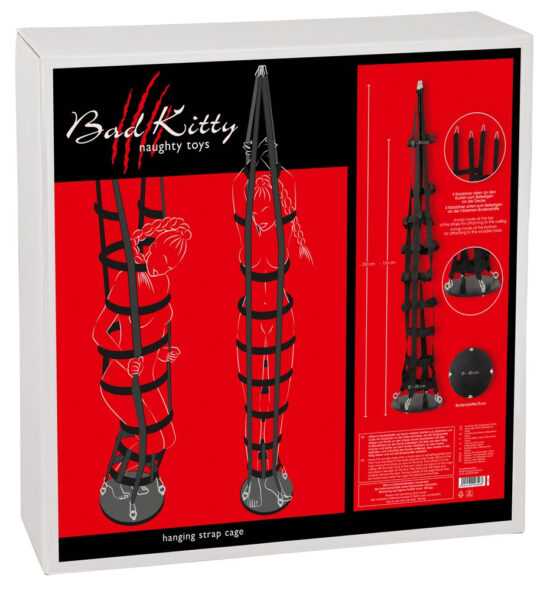 Bad Kitty - Suspension cage with straps (black)