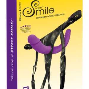 Sweet Smile Super Soft Double Strap On Purple