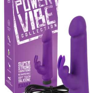 You2Toys - Power Vibe Raby - nabíjecí vibrátor s ramínkem na klitoris (tmavě fialový)