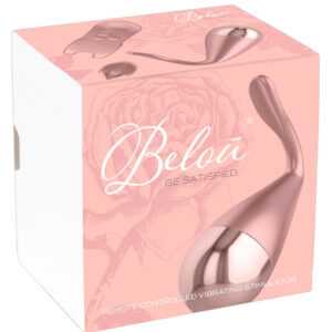 Belou - Vibrating egg and clitoral vibrator in one (rose gold)