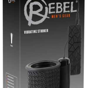 Rebel Stroker - dráždící manžeta na penis (černá)