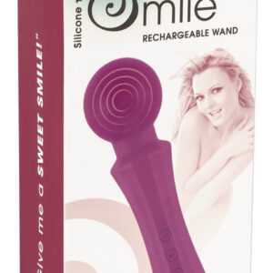 SMILE - rechargeable massaging vibrator (purple)