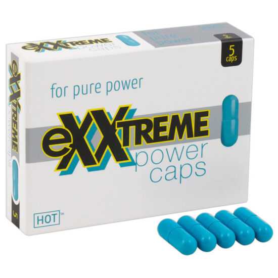 HOT eXXtreme caps - doplněk stravy pro muže (5ks)