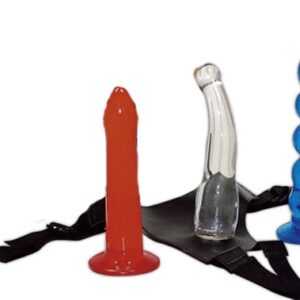 You2Toys Strap on! Colour postroj s dildy