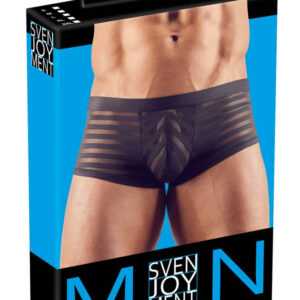 Transparent striped boxers (black)S