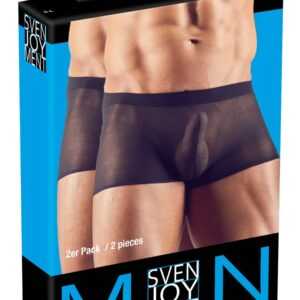 Svenjoyment - transparent boxer set - black (2 pieces)