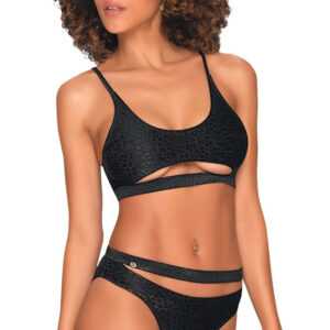 Obsessive Miamelle - strappy sports bikini (black)