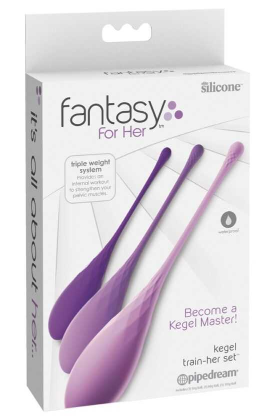 Pipedream Fantasy for Her Kegel Train-Her Set Purple