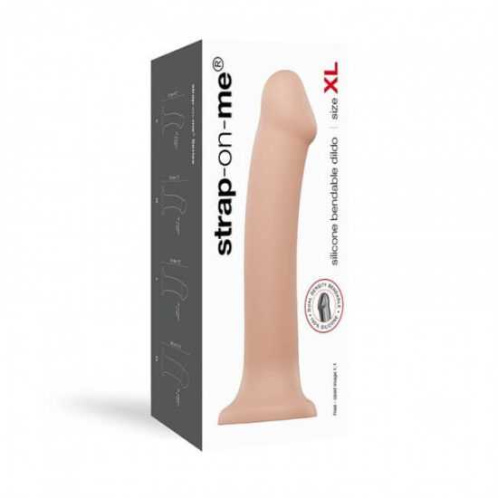 Strap-on-me XL - double layer lifelike dildo - extra large (natural)