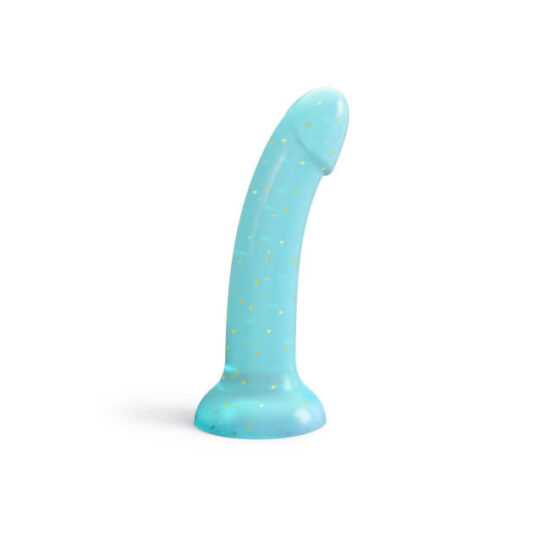 Dildolls Nightfall - star-shaped dildo with feet (turquoise)