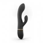 Dorcel Glam Rabbit - Rechargeable vibrator with wand (black)