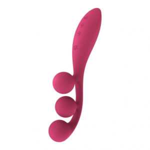Satisfyer Tri Ball 1 - rechargeable multifunction vibrator (red)