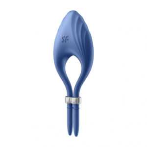 Satisfyer Duelist - rechargeable vibrating penis ring (blue)