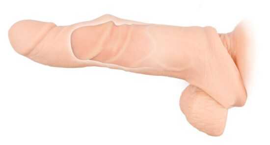 Nature Skin Penis Sleeve with Extension 21 cm