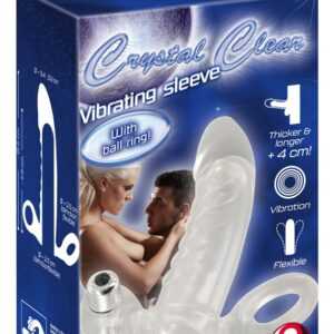 You2Toys Crystal Clear Vibrating Sleeve