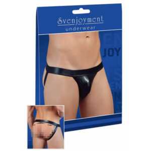 Shiny Minimal Bottoms for Men (Black)XL