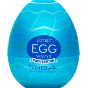 TENGA Egg Wavy II Cool - masturbation egg (6pcs)
