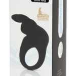 Happyrabbit Cock - Battery operated vibrating penis ring (black)