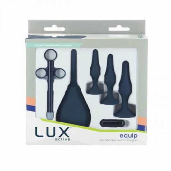 LUX Active - silicone anal training set (black)