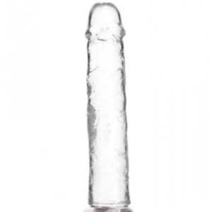 Addiction Crystal - dildo s přísavkou (průsvitné) - 20cm