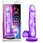 bjours Sweet N Hard 4 - Testicular dildo with feet (purple)