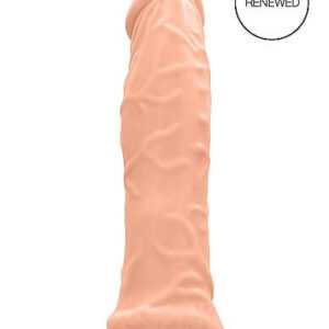 RealRock Penis Sleeve 6 - návlek na penis (17cm) - přírodní barva