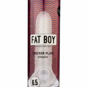 Fat Boy Checker Box - Penis Sheath (17cm) - Milk White