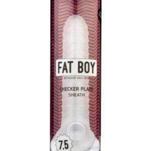 Fat Boy Checker Box - Penis Sheath (19cm) - Milk White