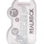 REALROCK - průsvitné realistické dildo - vodočisté (17cm)