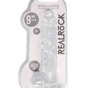 REALROCK - průsvitné realistické dildo - vodočisté (22cm)