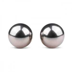 Easytoys Ben Wa - steel geyser balls - silver (19mm)