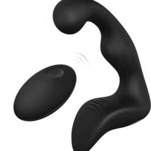 Cheeky Love Booty - Rechargeable Radio Prostate Vibrator (Black)