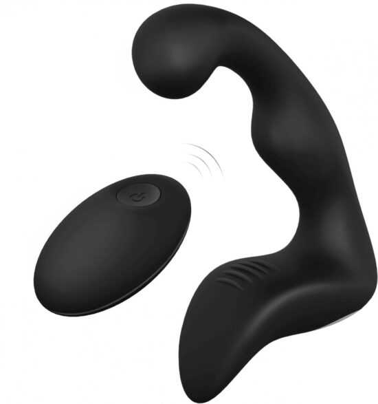 Cheeky Love Booty - Rechargeable Radio Prostate Vibrator (Black)