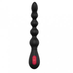 Cheeky Love - Rechargeable Anal Bead Vibrator (Black)