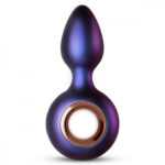 Hueman Deep Space - Rechargeable anal vibrator with teething ring (purple)