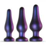 Hueman Comets - silicone anal dildo set (3 pieces) - purple