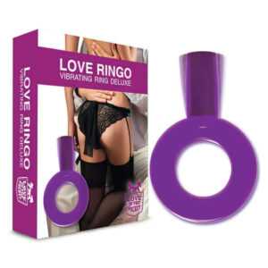 Love in the Pocket Delux - single vibrating penis ring (purple)